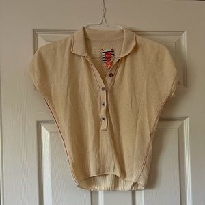 Hugo Boss women’s light yellow top